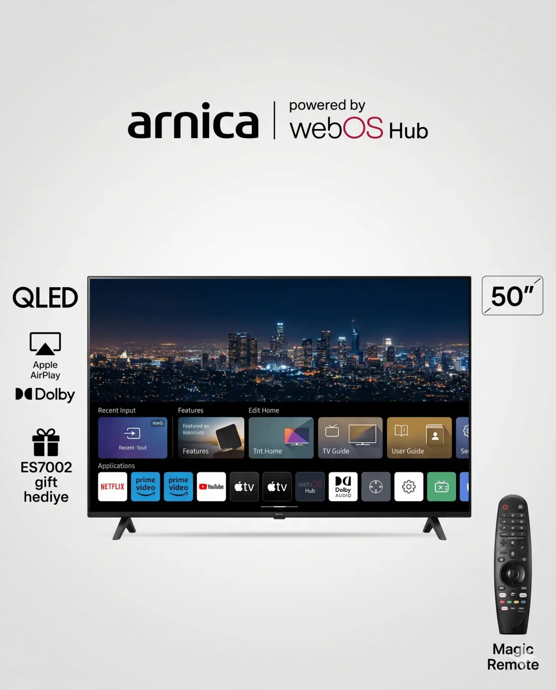 ARNICA QLED webOS TV